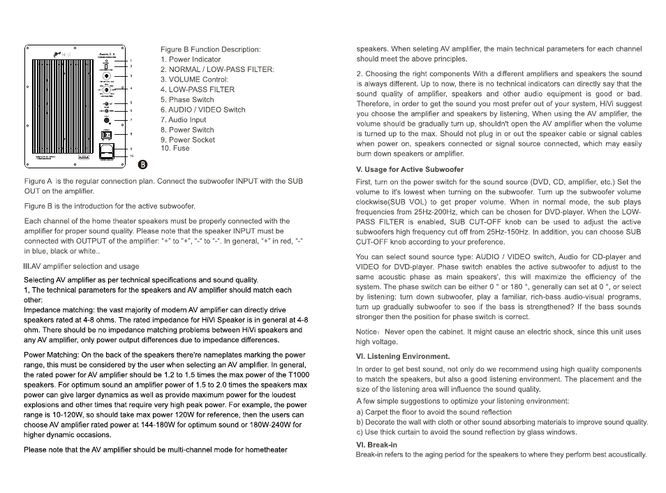 HiVi 2.6HT User Manual | Page 3 / 4