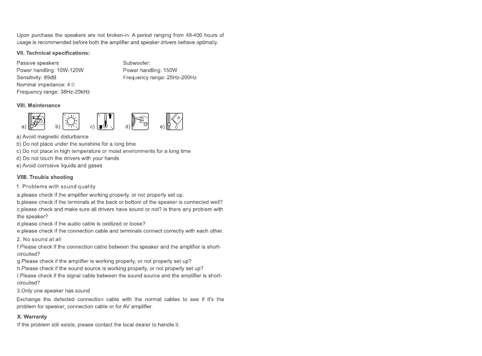 HiVi 2.6HT User Manual | Page 4 / 4