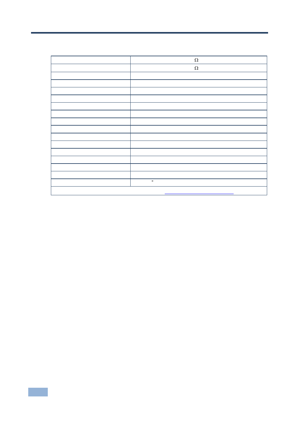 5 technical specifications, Technical specifications, 5technical specifications | Kramer Electronics 101L User Manual | Page 9 / 11