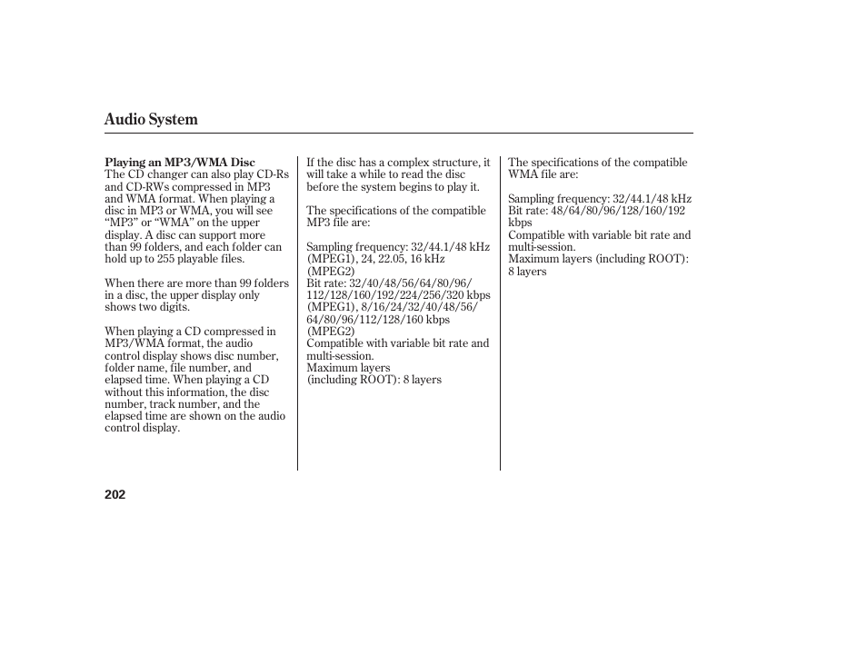 Audio system | Acura 2008 RDX User Manual | Page 208 / 434