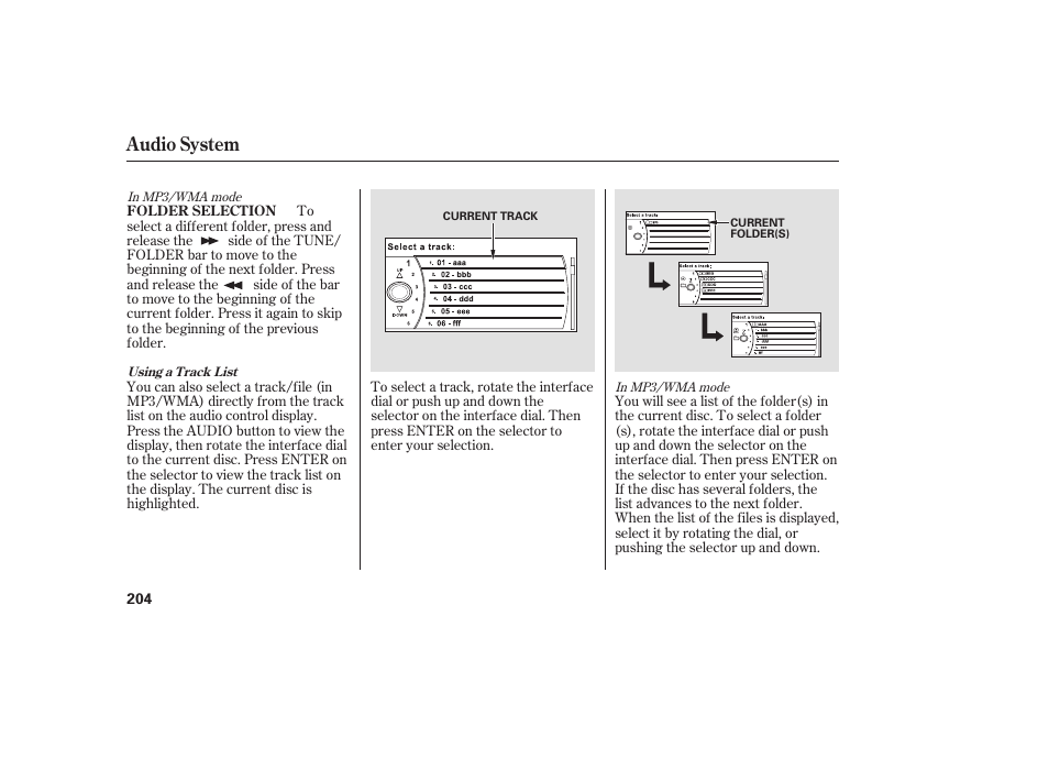 Audio system | Acura 2008 RDX User Manual | Page 210 / 434