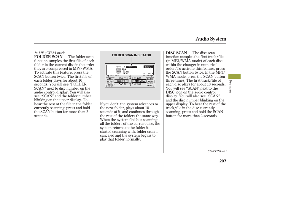 Audio system | Acura 2008 RDX User Manual | Page 213 / 434