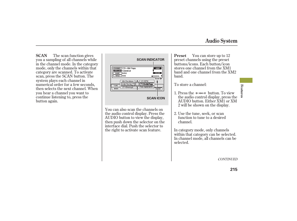 Audio system | Acura 2008 RDX User Manual | Page 221 / 434