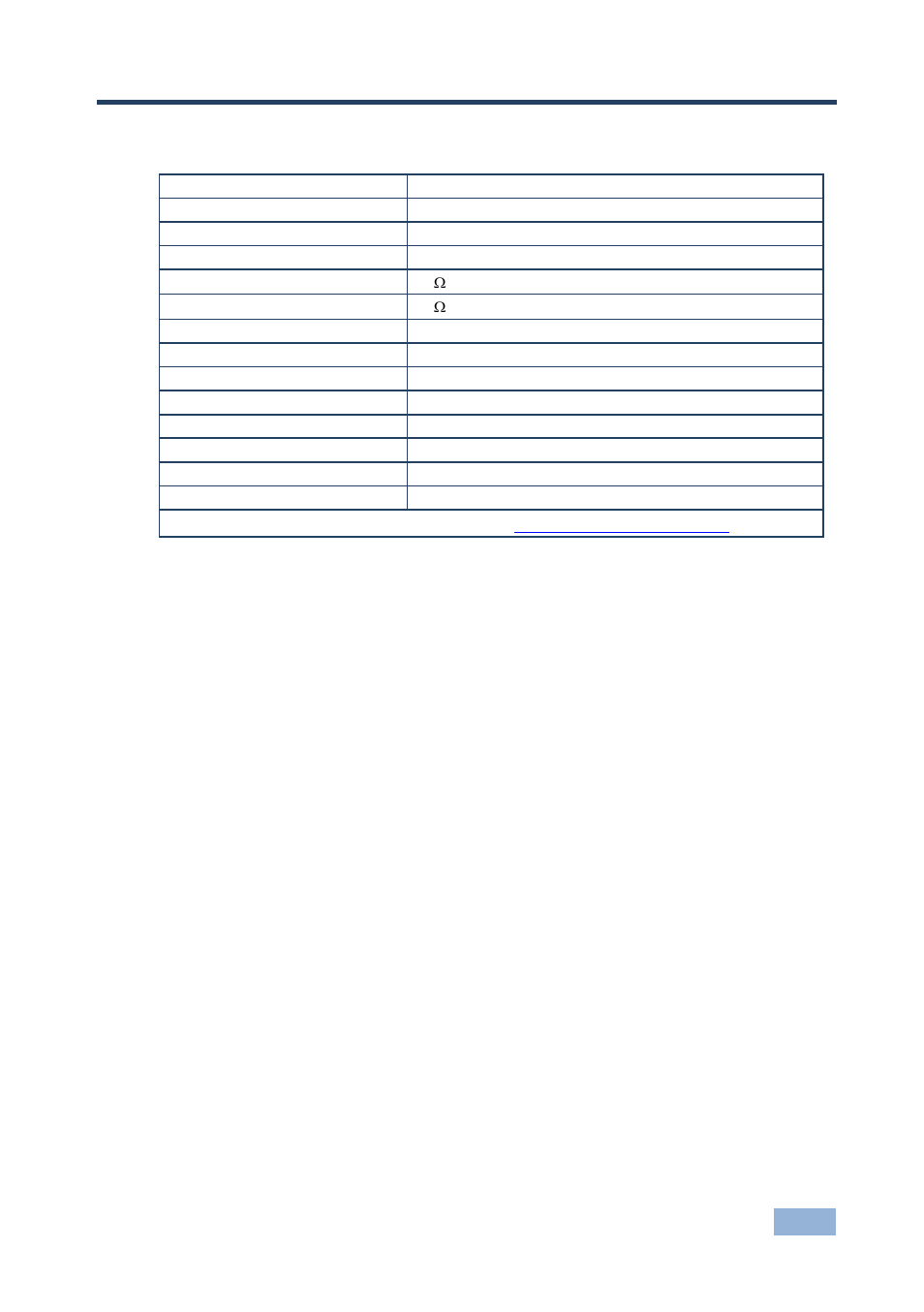5 technical specifications, Technical specifications, 5technical specifications | Kramer Electronics 6505 User Manual | Page 8 / 10