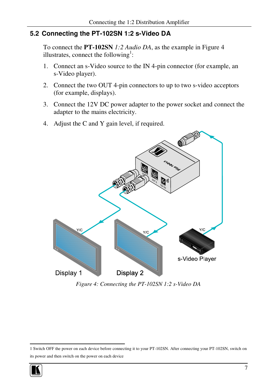 Kramer Electronics PT-102SN User Manual | Page 9 / 13