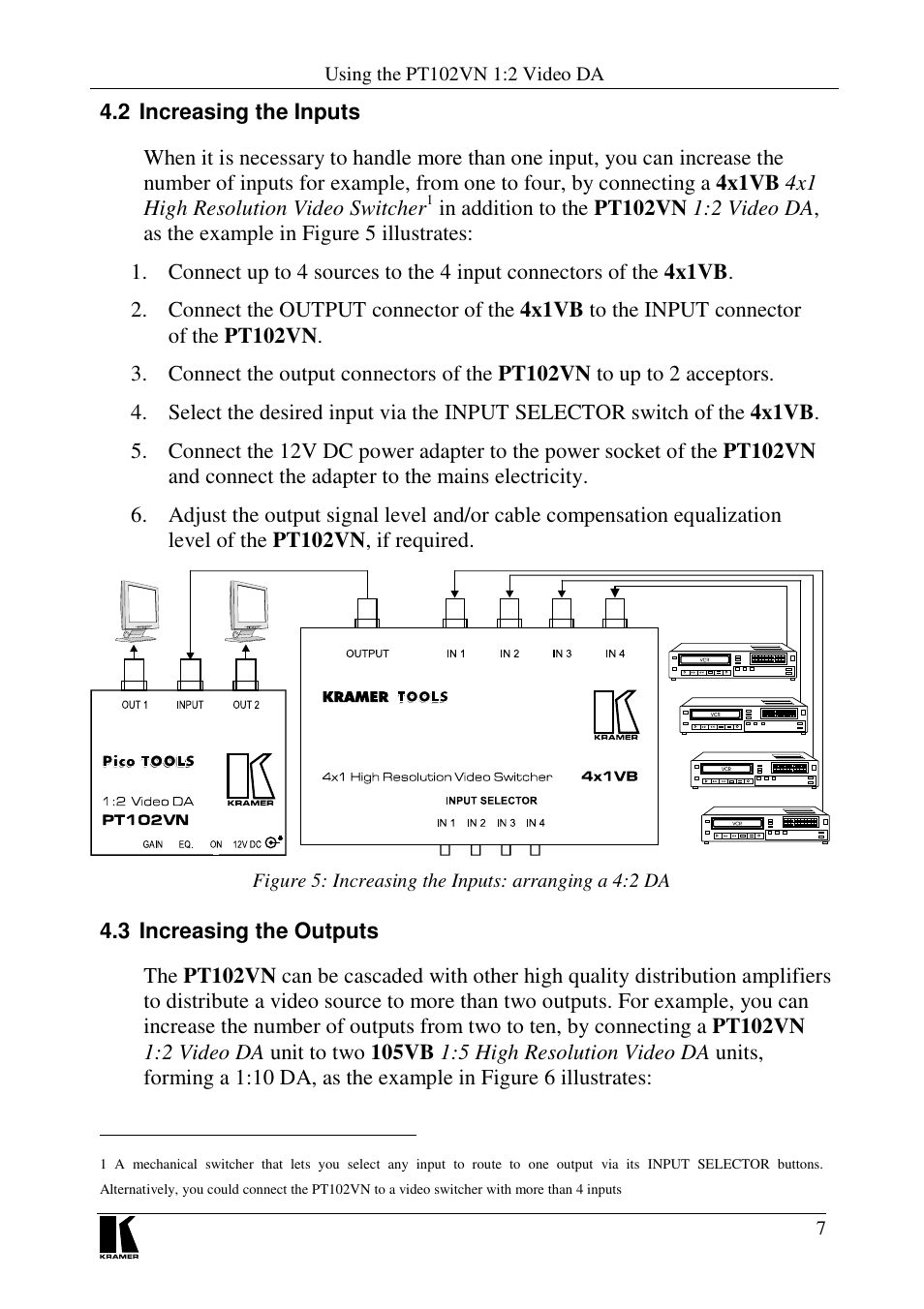 Kramer Electronics PT-102S User Manual | Page 9 / 13