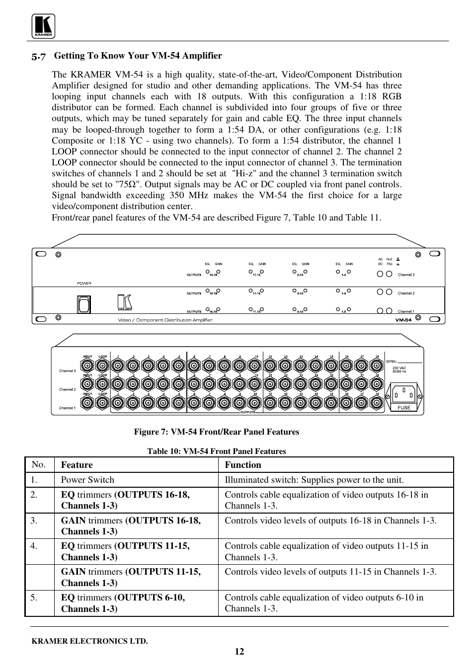 Kramer Electronics VM-1042 User Manual | Page 14 / 23