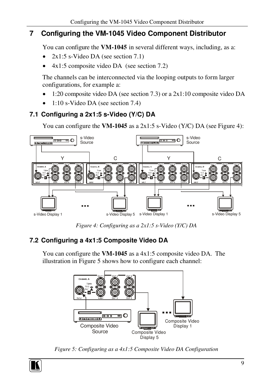 Kramer Electronics VM-1045 User Manual | Page 11 / 15