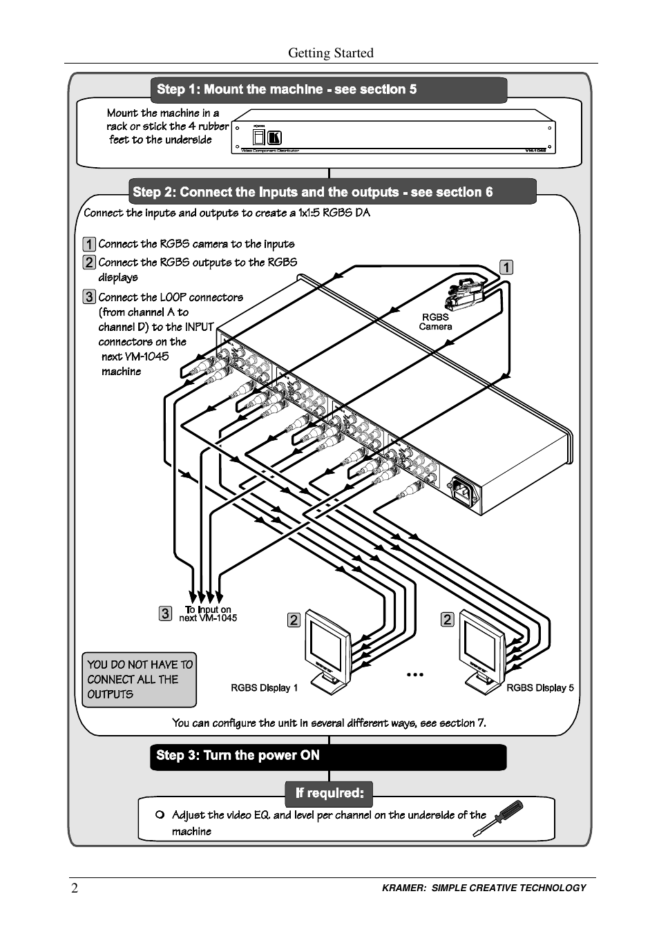 Kramer Electronics VM-1045 User Manual | Page 4 / 15