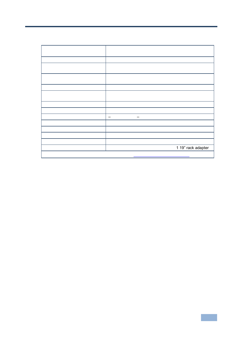 6 technical specifications, Technical specifications, 6technical specifications | Kramer Electronics VM-114H User Manual | Page 16 / 22