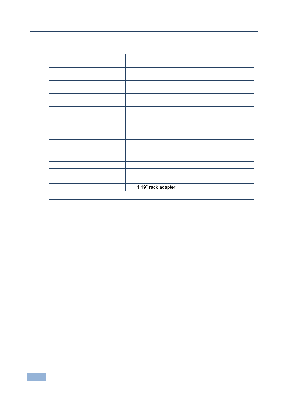 7 technical specifications, Technical specifications, 7technical specifications | Kramer Electronics VM-114H2C User Manual | Page 19 / 25