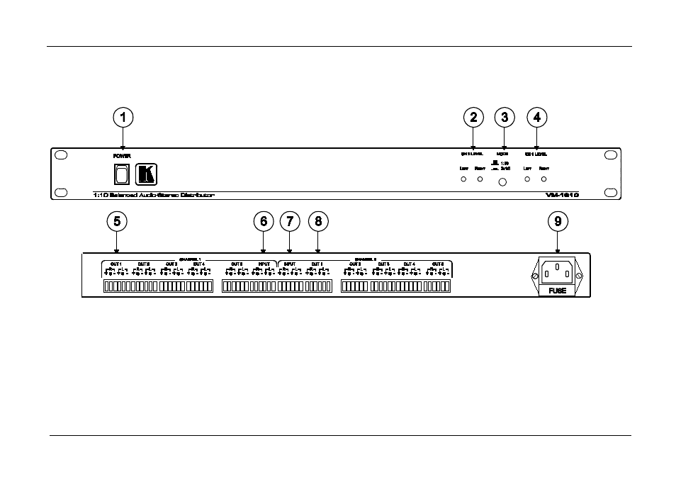 Figure 1 | Kramer Electronics VM-80A User Manual | Page 6 / 14