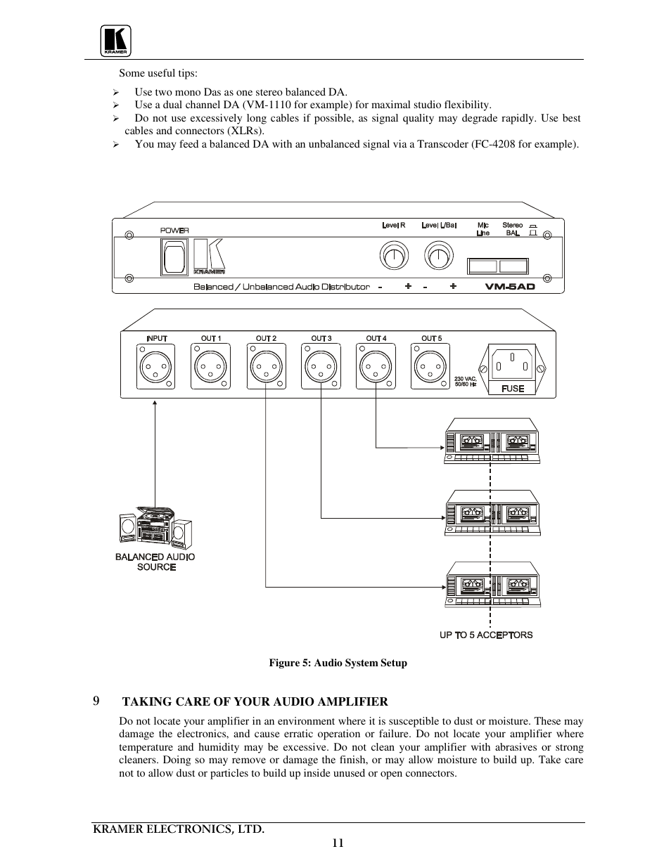 Kramer Electronics VM-1610 User Manual | Page 13 / 18
