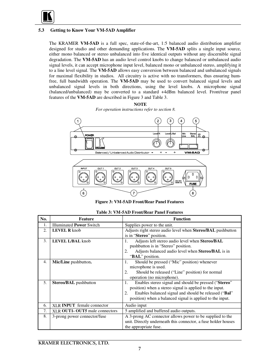 Kramer Electronics VM-1610 User Manual | Page 9 / 18