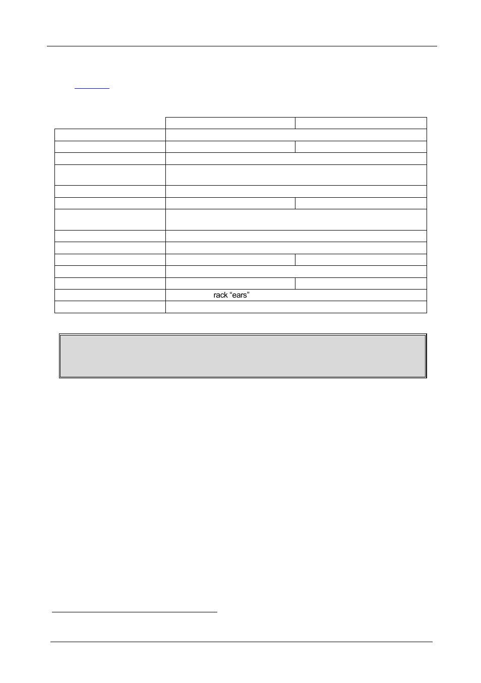 7 technical specifications, Technical specifications, Table 3 includes the technical specifications | Table 3: technical specifications, Of the vm-8h and the vm-16h | Kramer Electronics VM-8H User Manual | Page 14 / 16