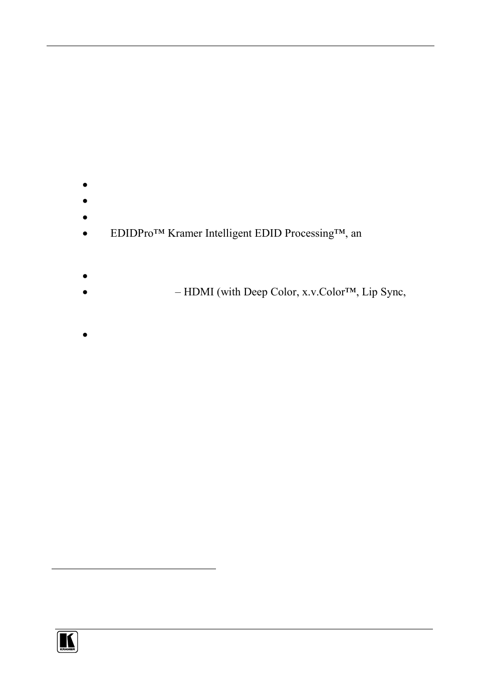 3 overview, Overview | Kramer Electronics VM-8H User Manual | Page 5 / 16