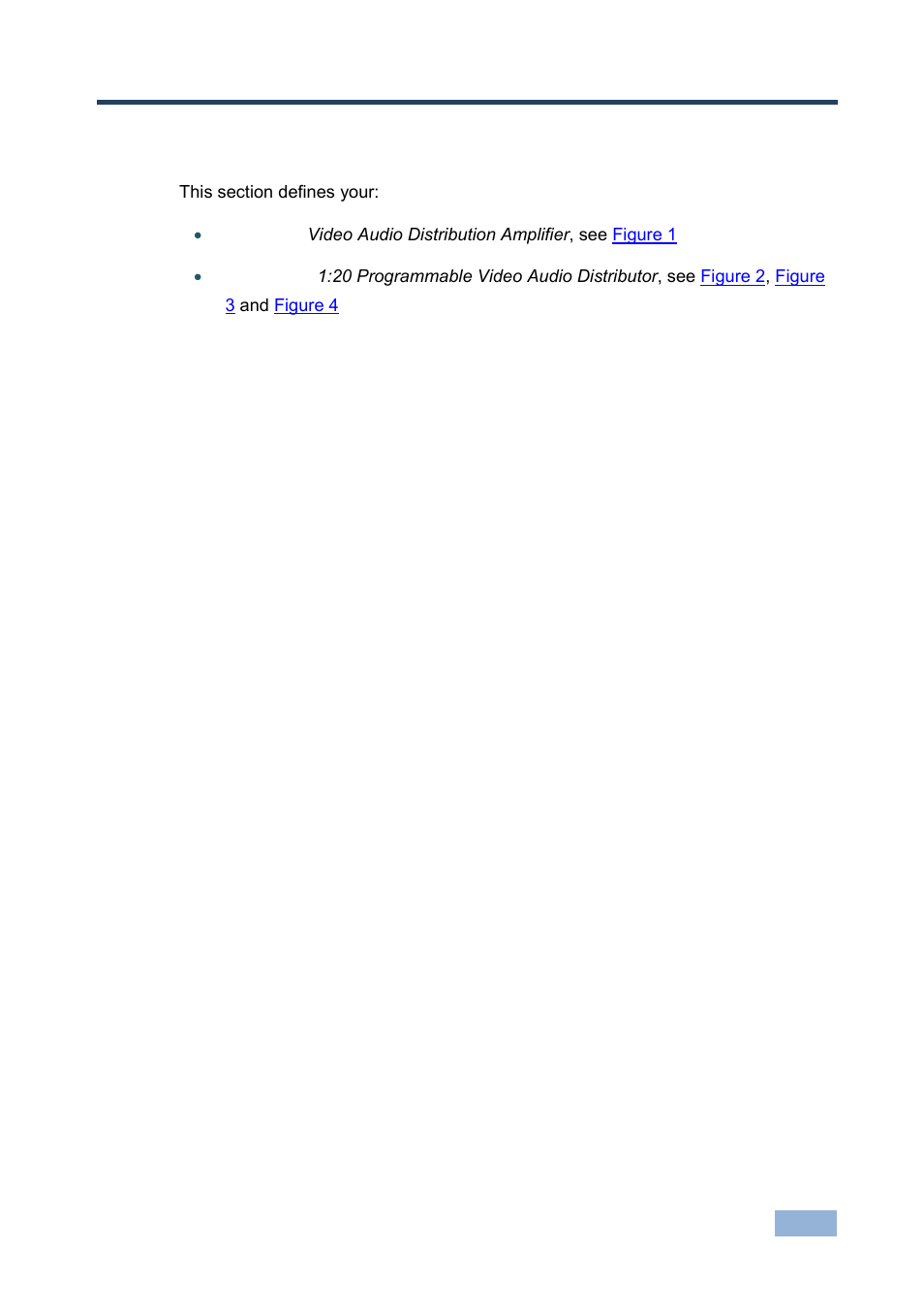 4 defining the vm-5arii and vm-20arii, Defining the vm-5arii and vm-20arii, 4defining the vm-5arii and vm-20arii | Kramer Electronics VM-5ARII User Manual | Page 8 / 21