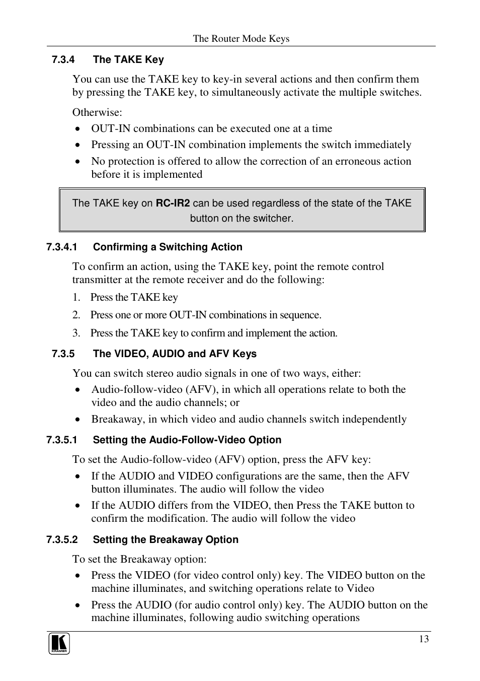 Kramer Electronics RC-IR2 User Manual | Page 16 / 24