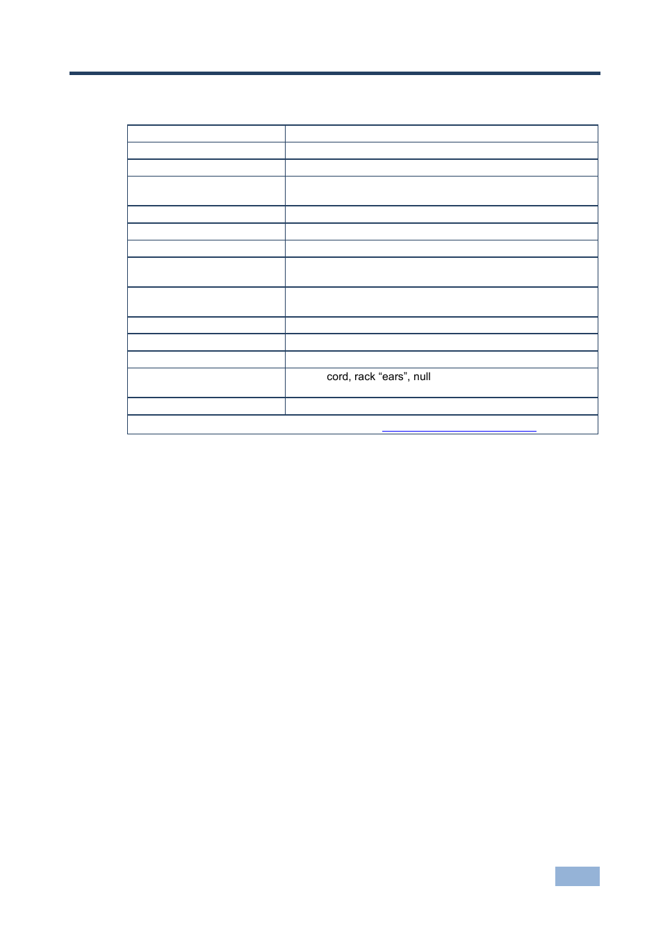 7 technical specifications, Technical specifications, 7technical specifications | Kramer Electronics VM-24H User Manual | Page 18 / 23