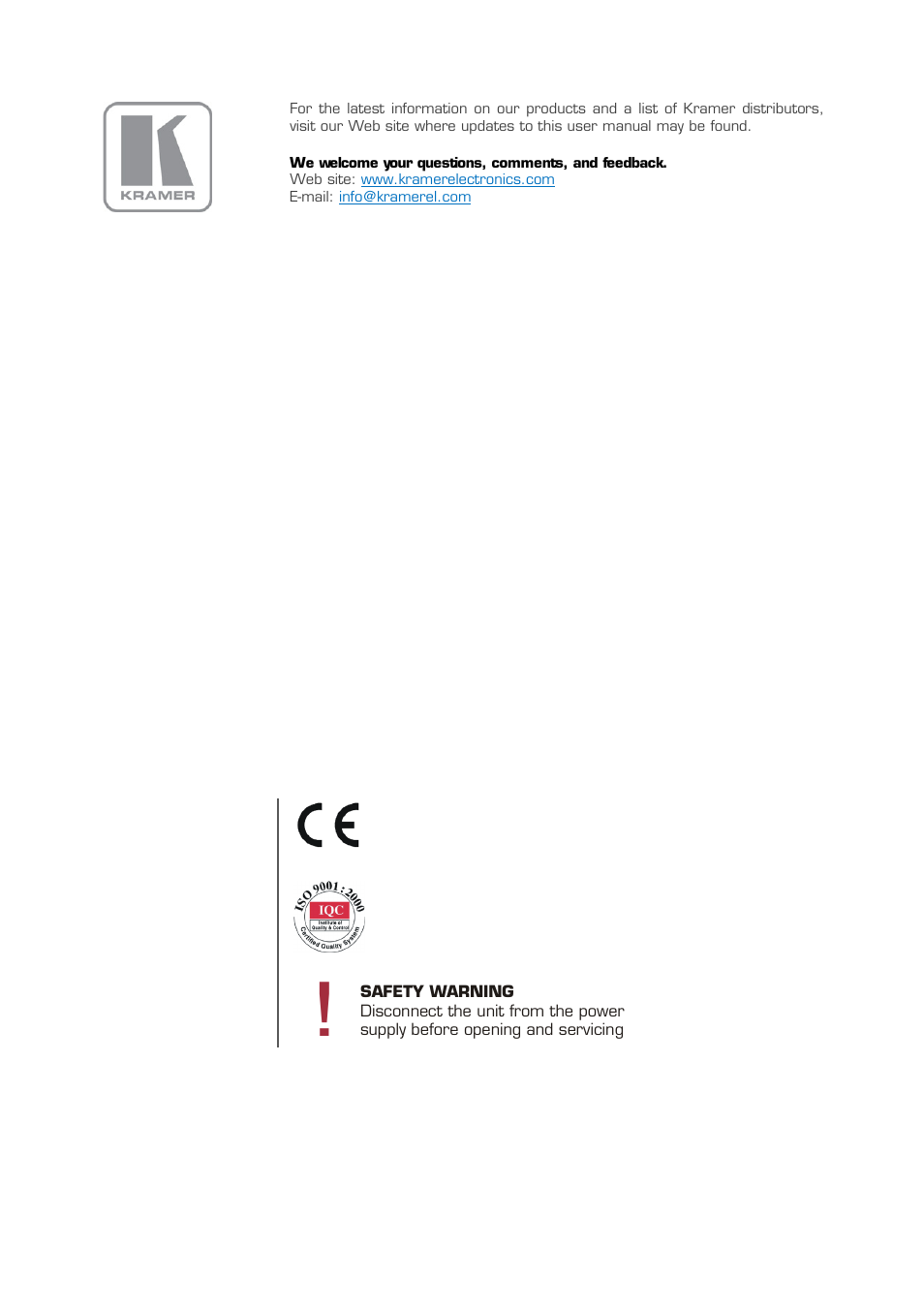 Kramer Electronics VM-2DP User Manual | Page 13 / 13