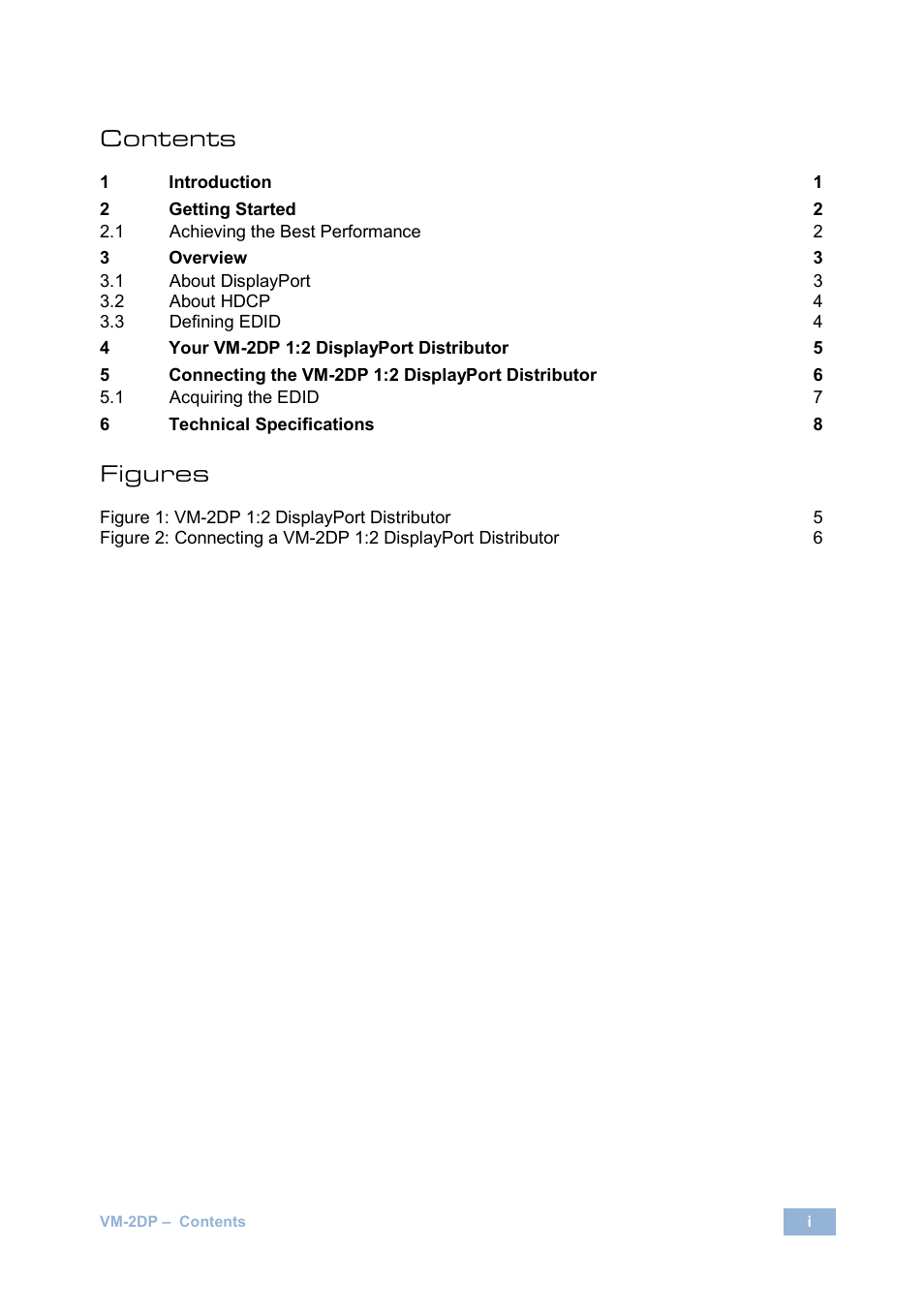 Kramer Electronics VM-2DP User Manual | Page 3 / 13