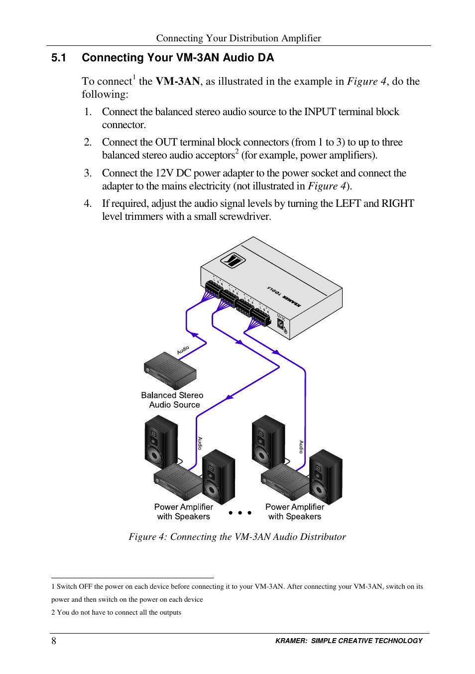 Kramer Electronics VM-3VN User Manual | Page 10 / 15