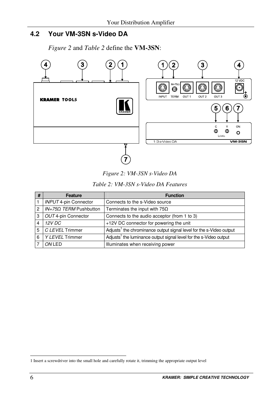 Kramer Electronics VM-3VN User Manual | Page 8 / 15