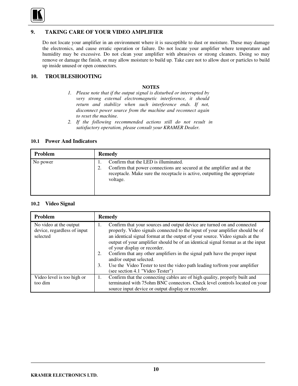 Kramer Electronics VM-3Sxl User Manual | Page 11 / 15