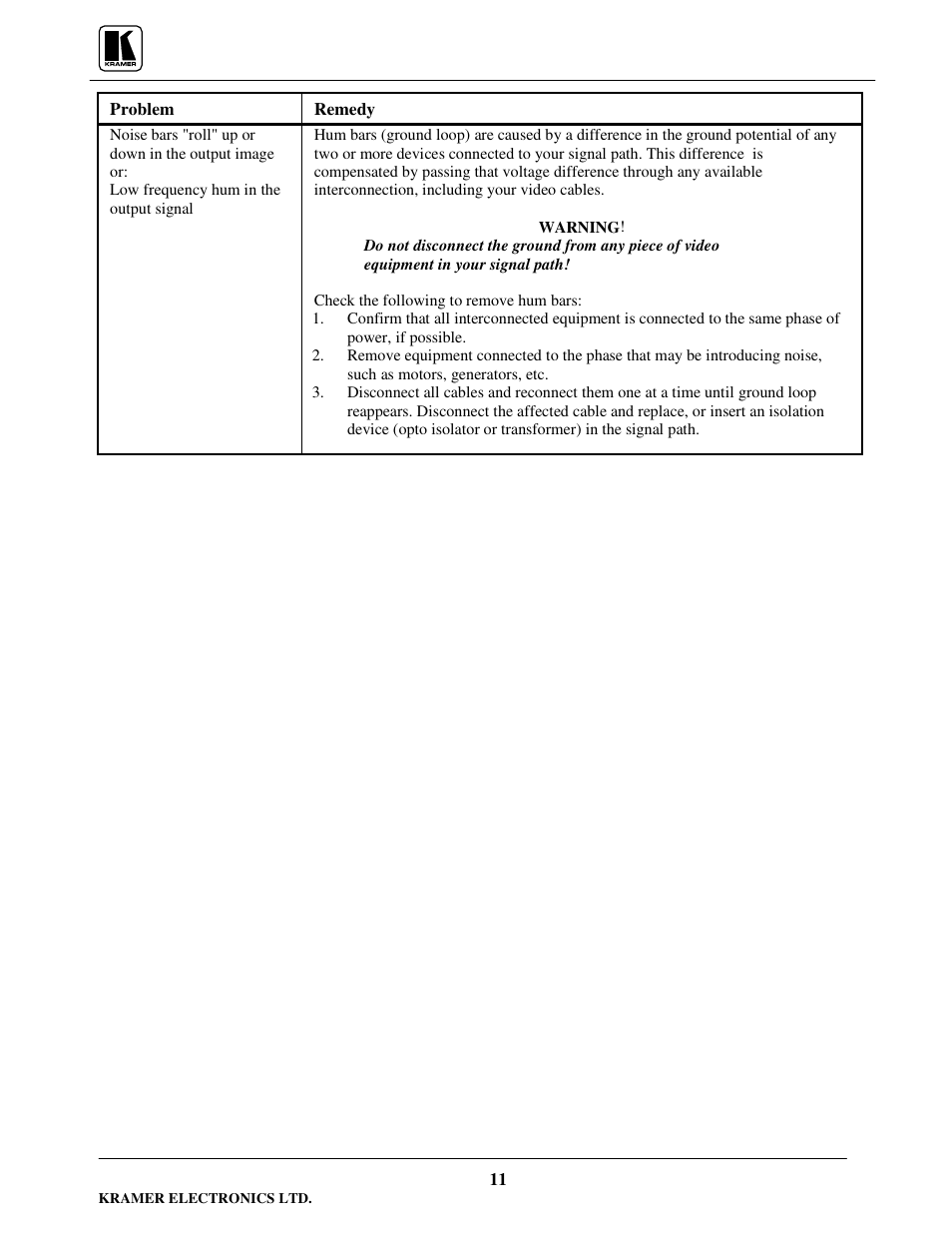 Kramer Electronics VM-3Sxl User Manual | Page 12 / 15