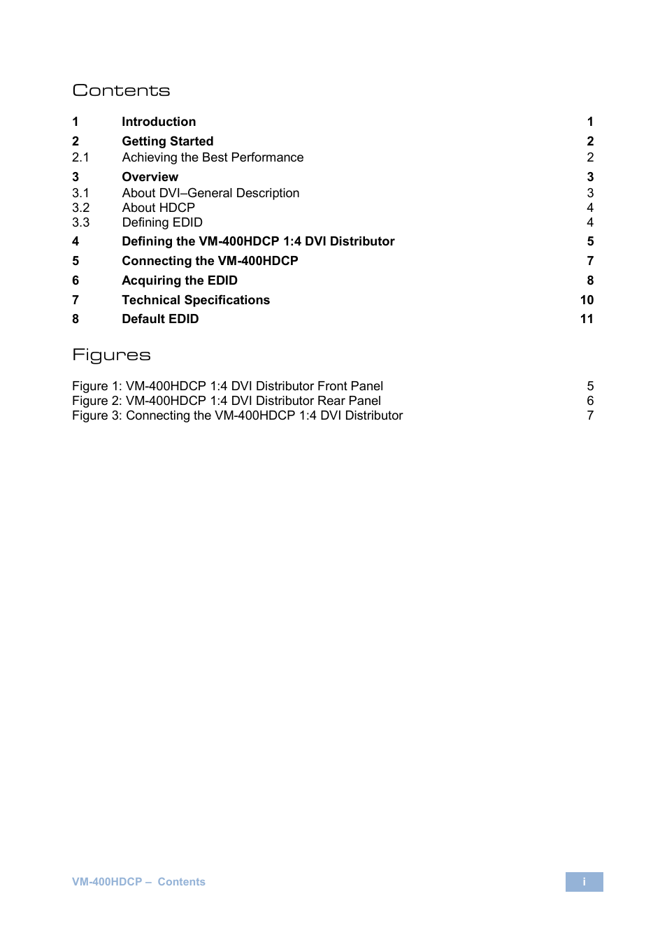 Kramer Electronics VM-400HDCP User Manual | Page 3 / 17