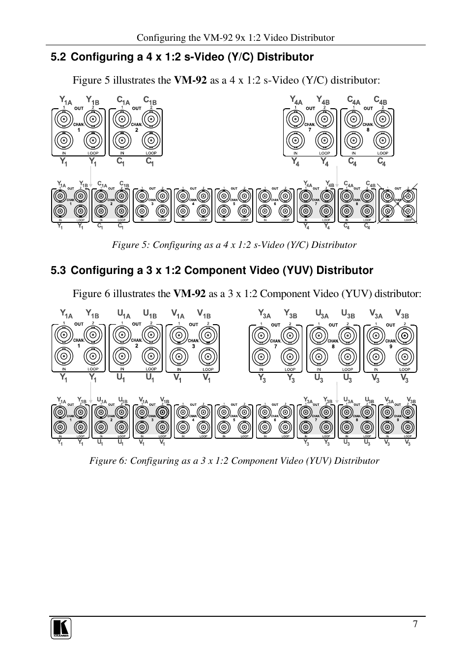 Kramer Electronics VM-92 User Manual | Page 9 / 16