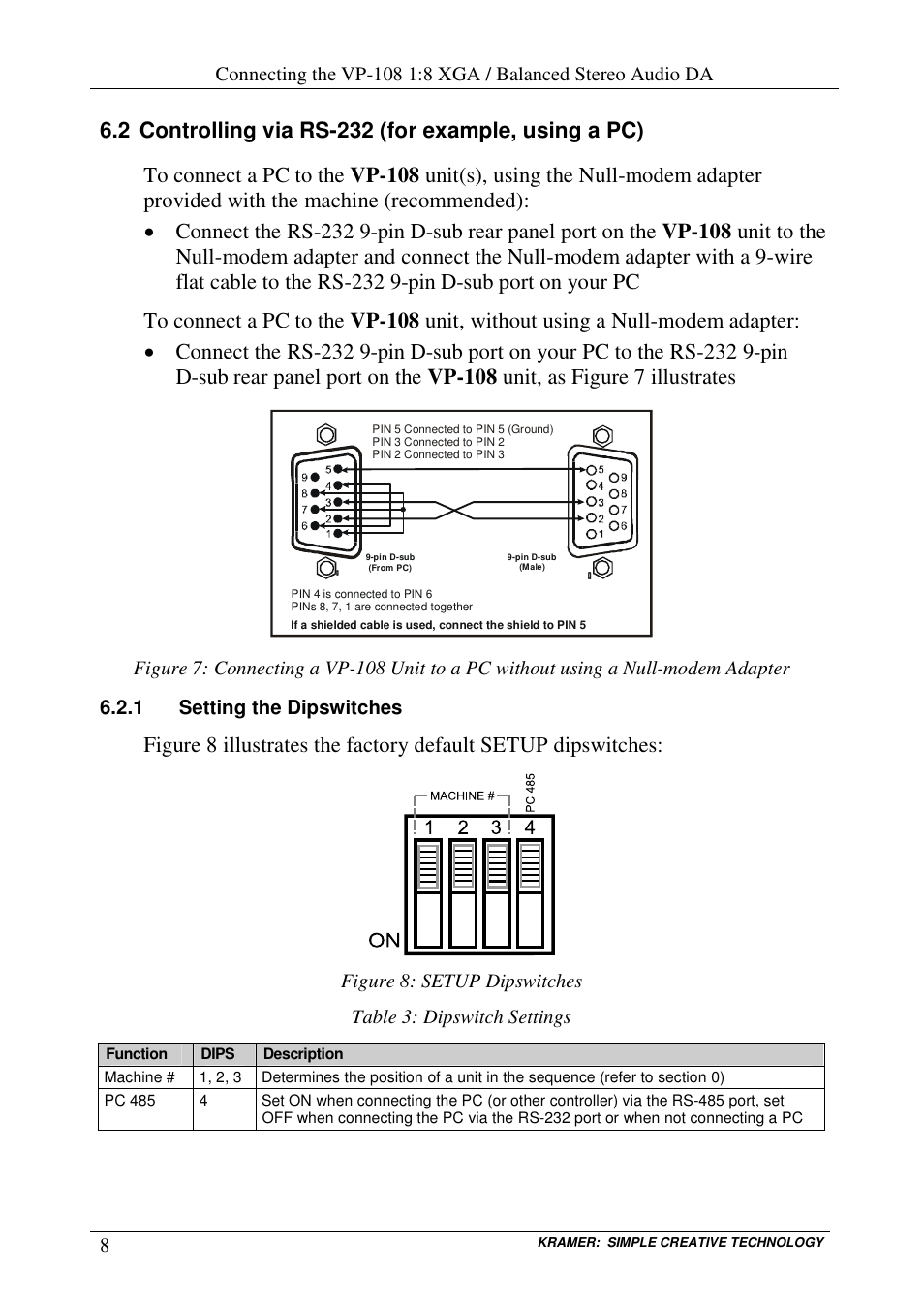 Kramer Electronics VP-108 User Manual | Page 12 / 18