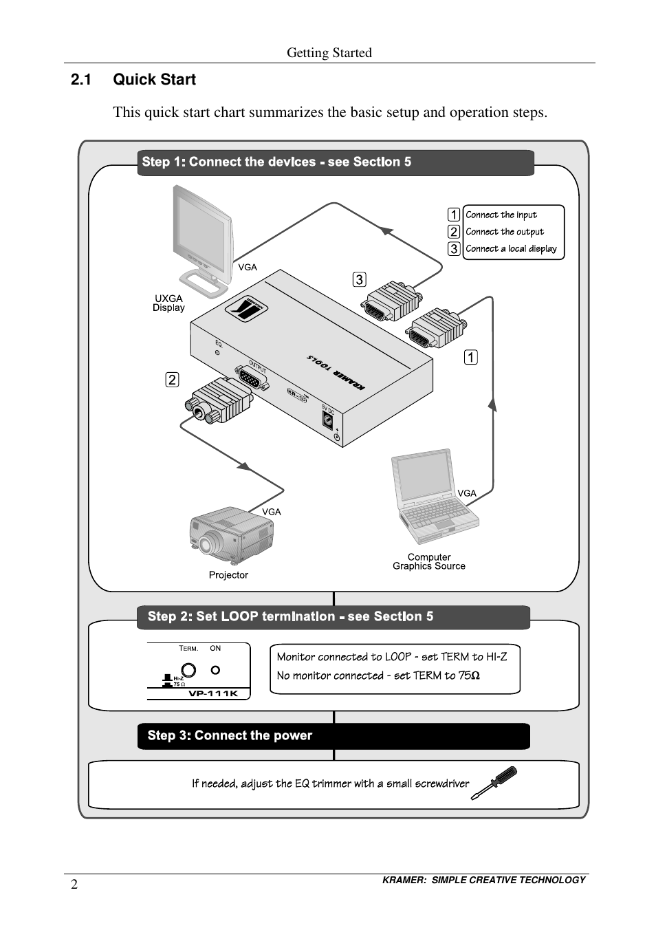 Kramer Electronics VP-111K User Manual | Page 4 / 11