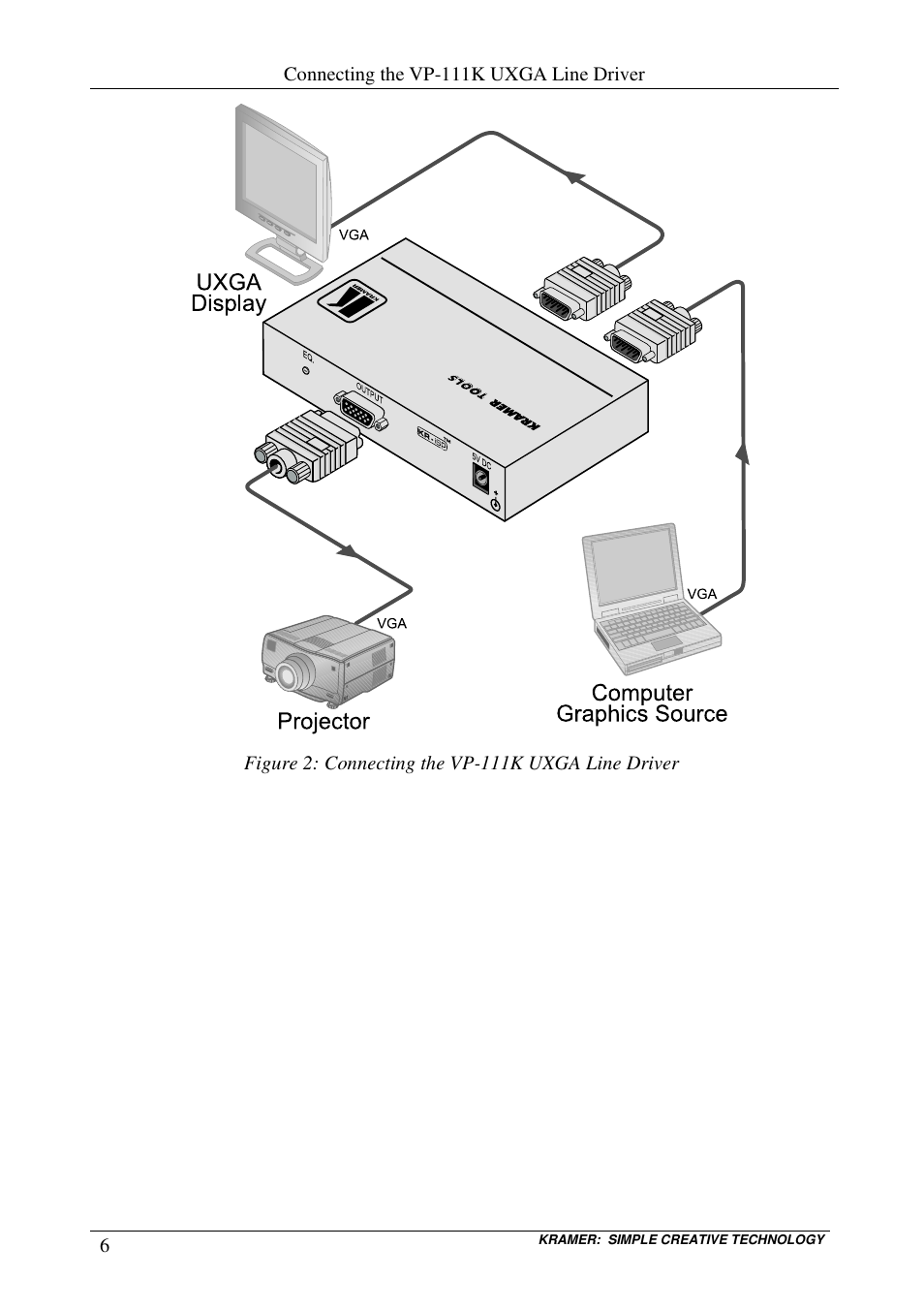 Kramer Electronics VP-111K User Manual | Page 8 / 11