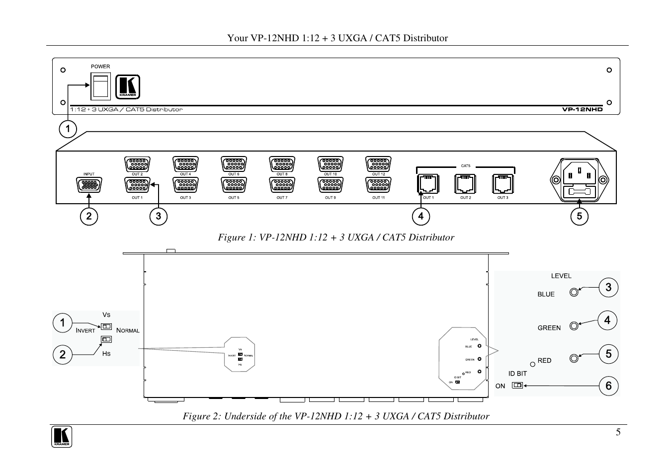 Kramer Electronics VP-12NHD User Manual | Page 7 / 15