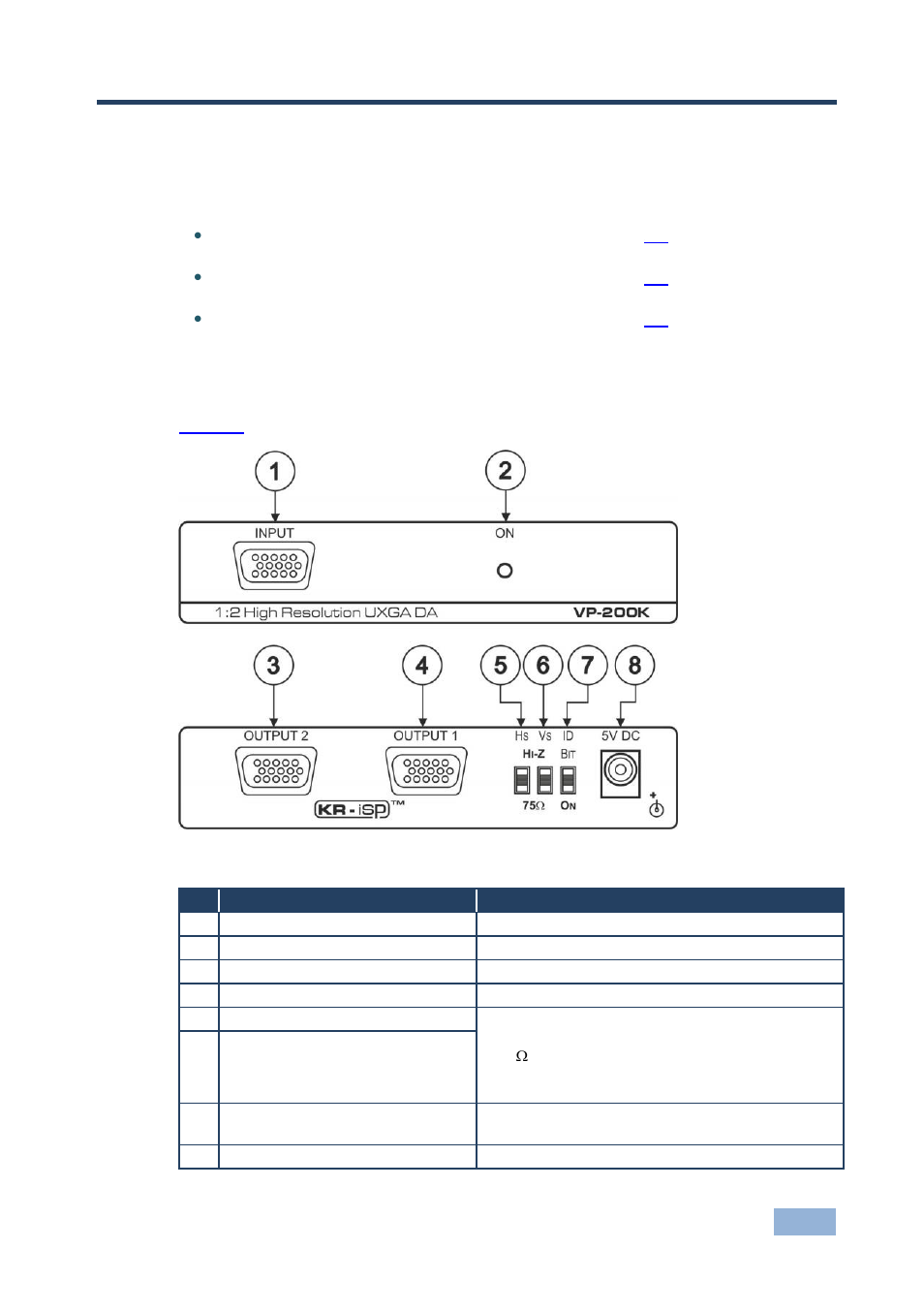 4 your high resolution xga da, 1 your vp-200k 1:2 high resolution uxga da, Your high resolution xga da | Your vp-200k 1:2 high resolution uxga da, Figure 1: vp-200k 1:2 high resolution uxga da, 4your high resolution xga da | Kramer Electronics VP-400K User Manual | Page 8 / 15
