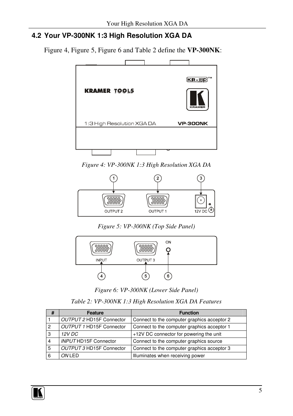 Kramer Electronics VP-200NK User Manual | Page 7 / 14