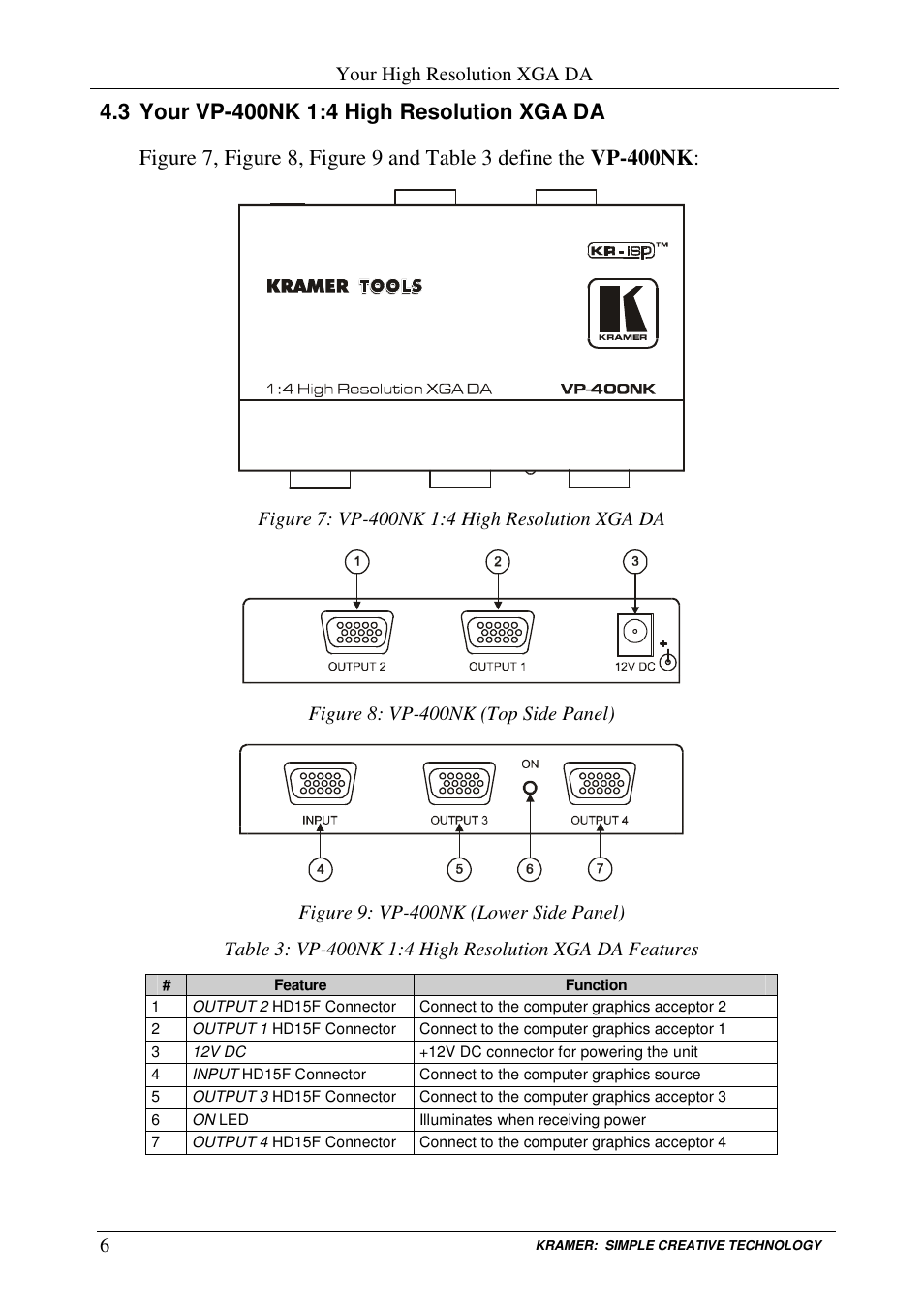 Kramer Electronics VP-200NK User Manual | Page 8 / 14