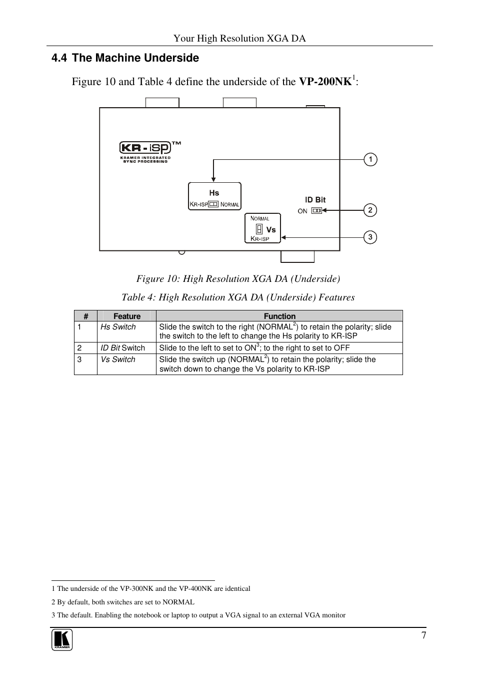 Kramer Electronics VP-200NK User Manual | Page 9 / 14