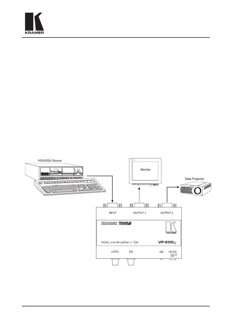 Kramer Electronics VP-200xl User Manual | Page 9 / 16