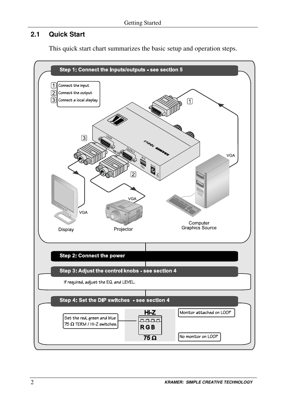 Kramer Electronics VP-210K User Manual | Page 4 / 10