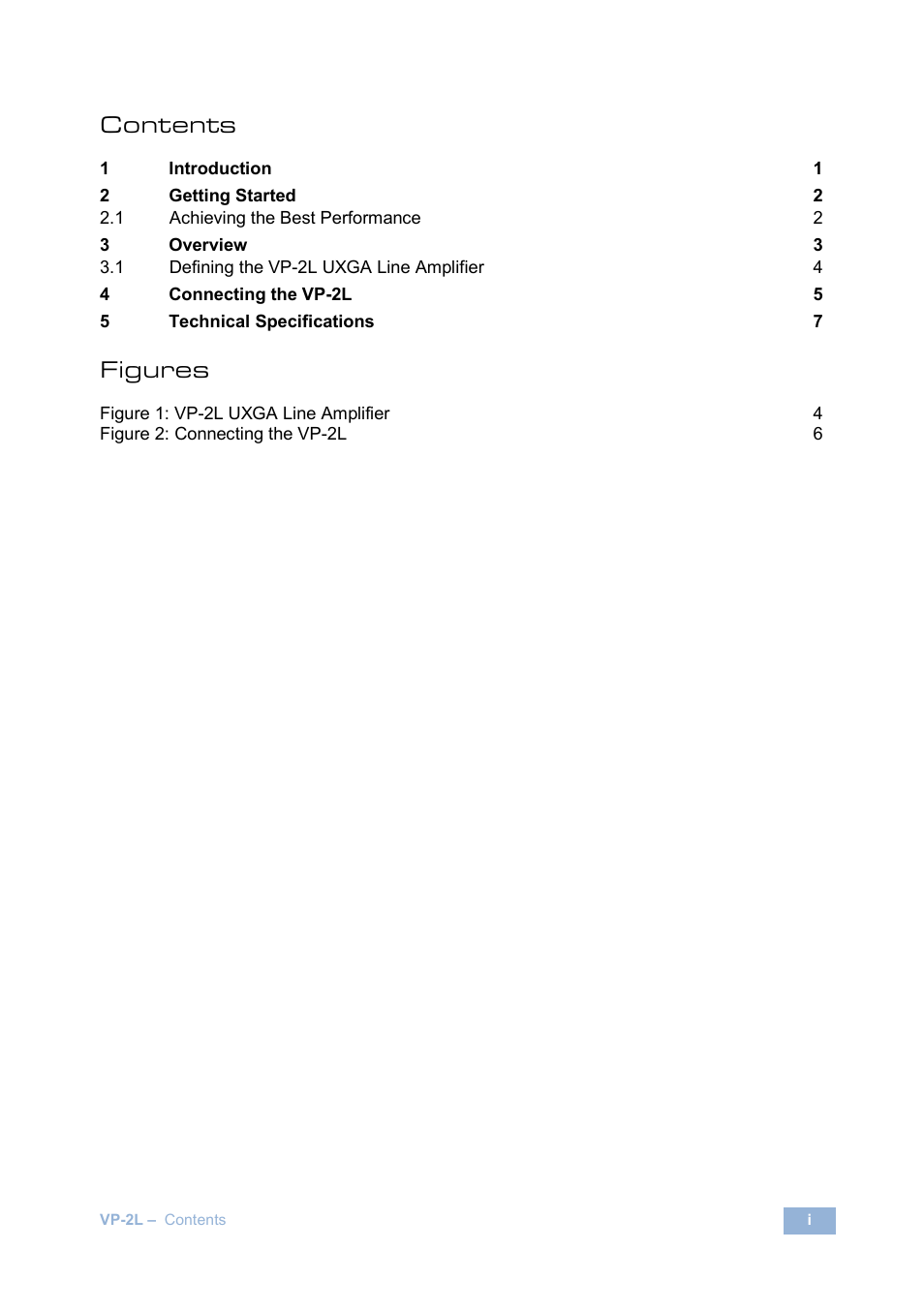 Kramer Electronics VP-2L User Manual | Page 3 / 12