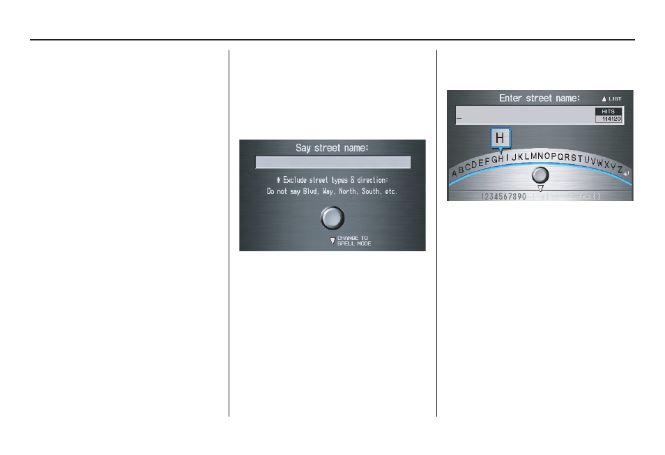 Entering a destination | Acura 2009 TSX 00X31-TL1-8001 User Manual | Page 31 / 171