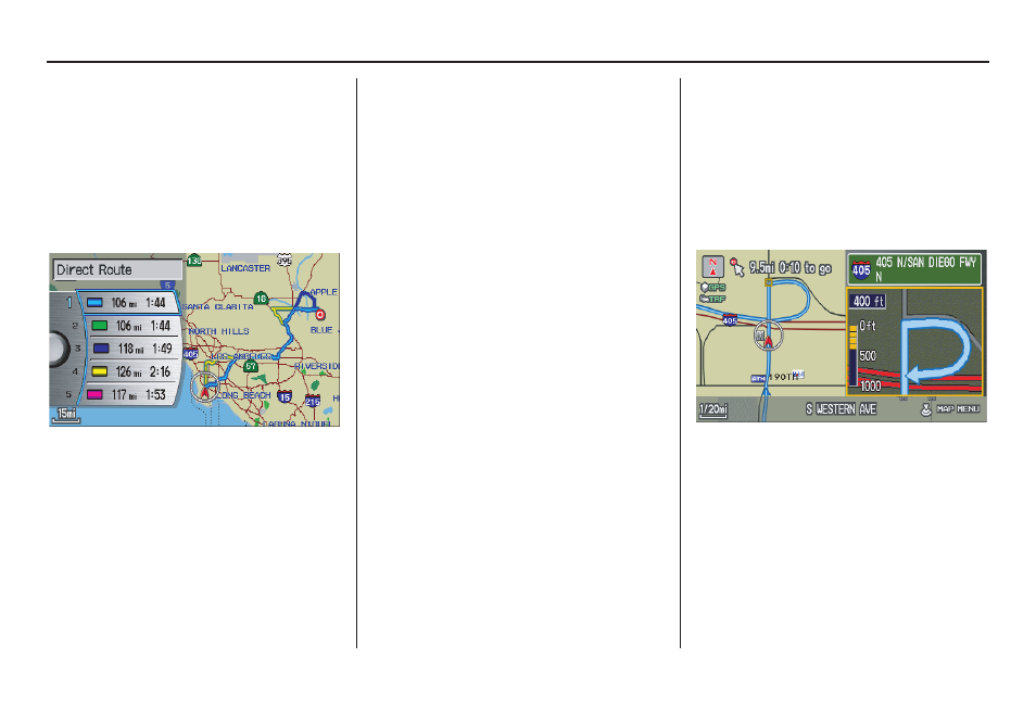 Driving to your destination | Acura 2009 TSX 00X31-TL1-8001 User Manual | Page 54 / 171