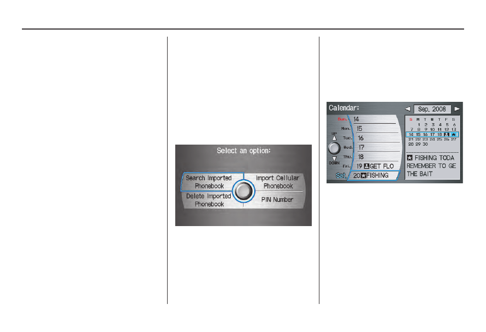 Information features | Acura 2009 TSX 00X31-TL1-8001 User Manual | Page 85 / 171