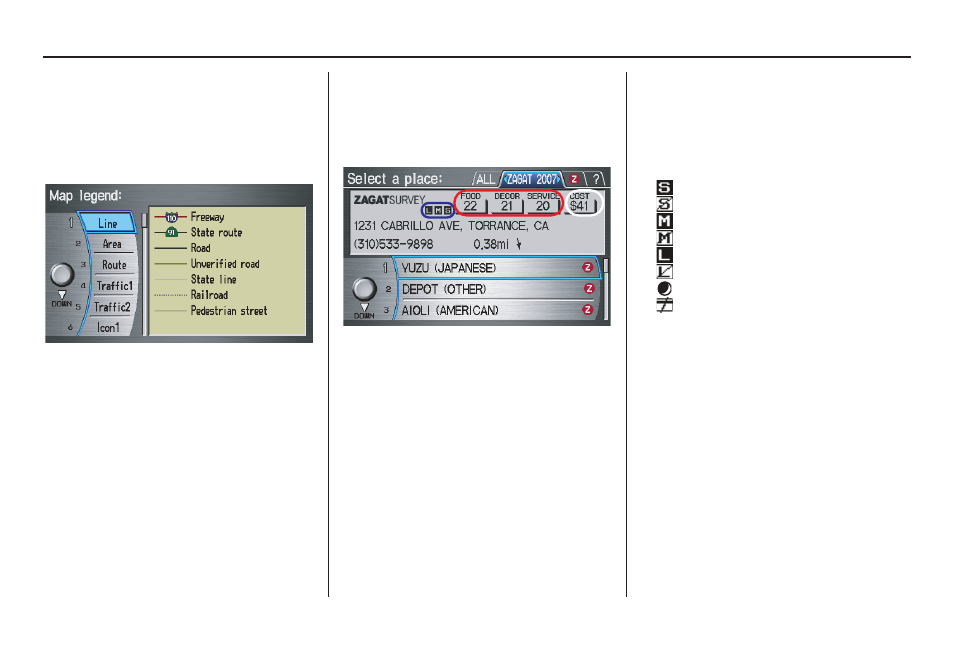 Information features | Acura 2009 TSX 00X31-TL1-8001 User Manual | Page 90 / 171