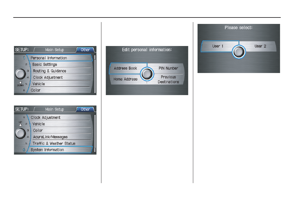 System setup | Acura 2009 TSX 00X31-TL1-8001 User Manual | Page 94 / 171