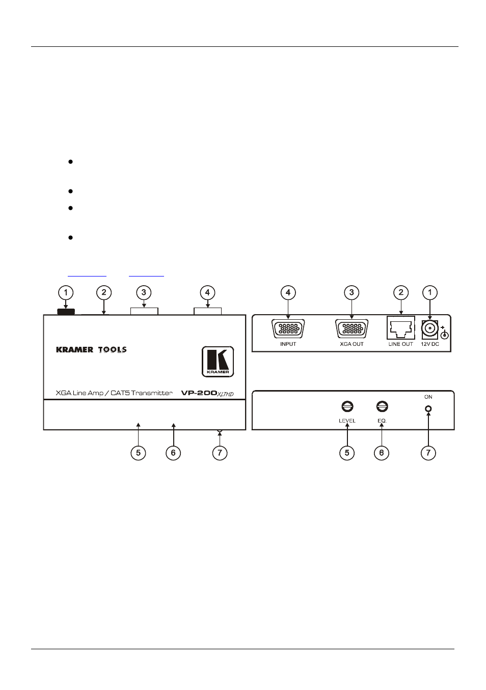 Kramer Electronics VP-200xlTHD User Manual | Page 8 / 20