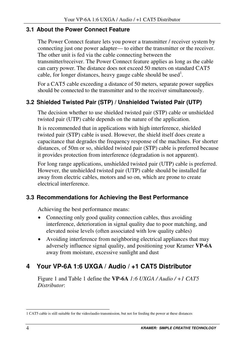 Kramer Electronics VP-6A User Manual | Page 6 / 15