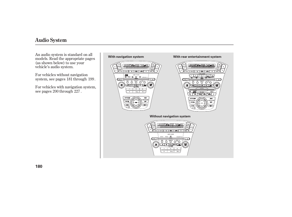 Audio system | Acura 2008 MDX User Manual | Page 186 / 490